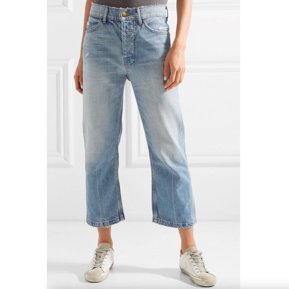 THE GREAT Cropped BF Jeans